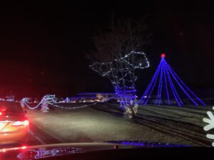 Holiday lights at the USAC