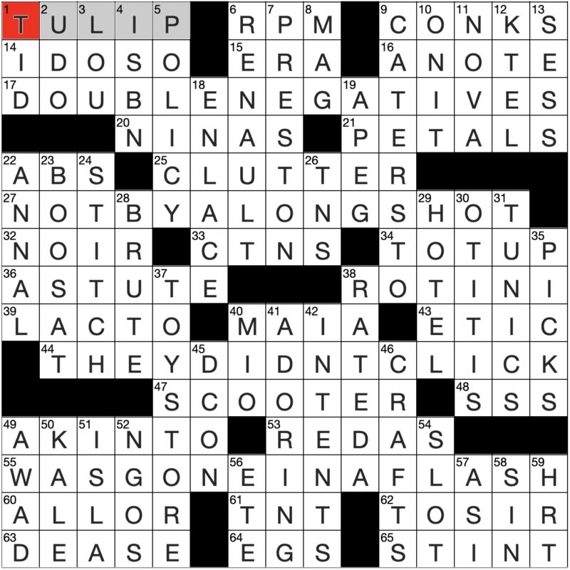 Filled in crossword grid for ClassiCanadian Crosswords 27 September 2023